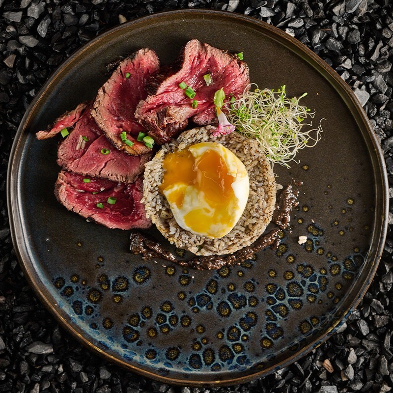 Beef Tenderloin Truffle Rice