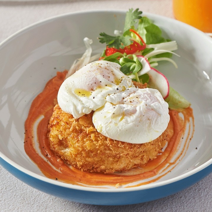 ROYAL CRAB CAKE BENEDICT