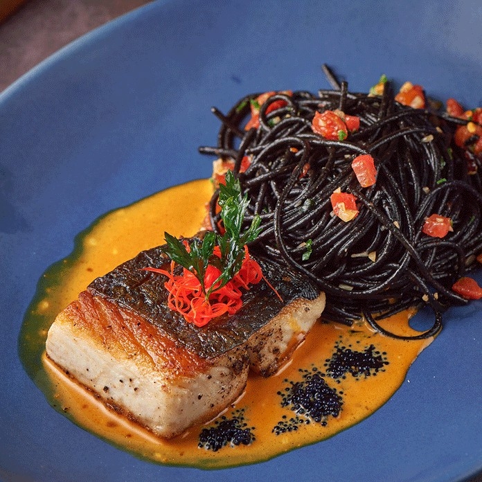 Dry Aged Fish Black Ink Spaghetti